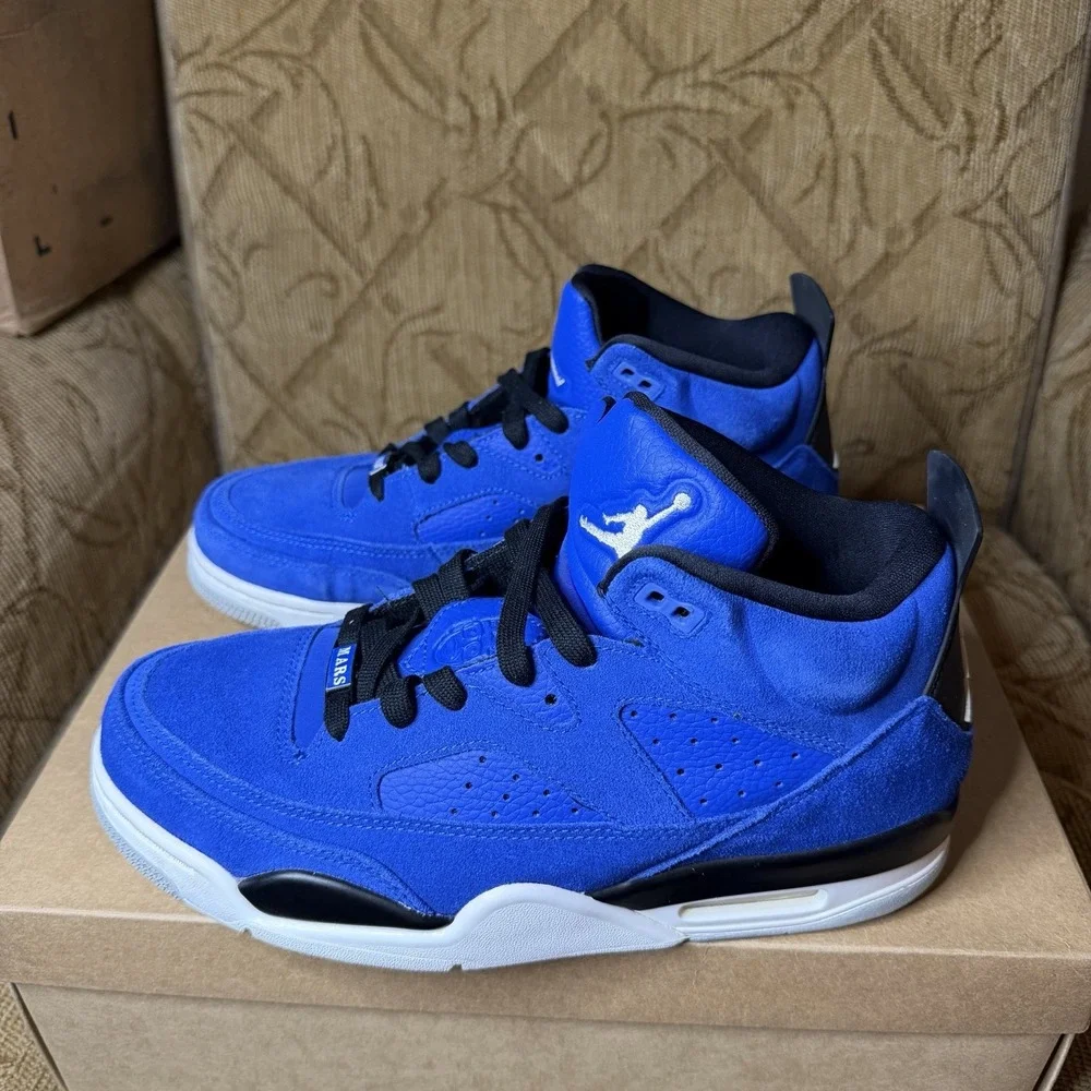 Air Jordan Son of Mars Low Hyper Royal Blue Size 8.5 Sneakers 580603-401 Clean!